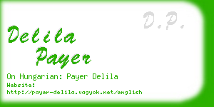 delila payer business card